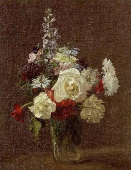 Henri Fantin-Latour : Mixed Flowers